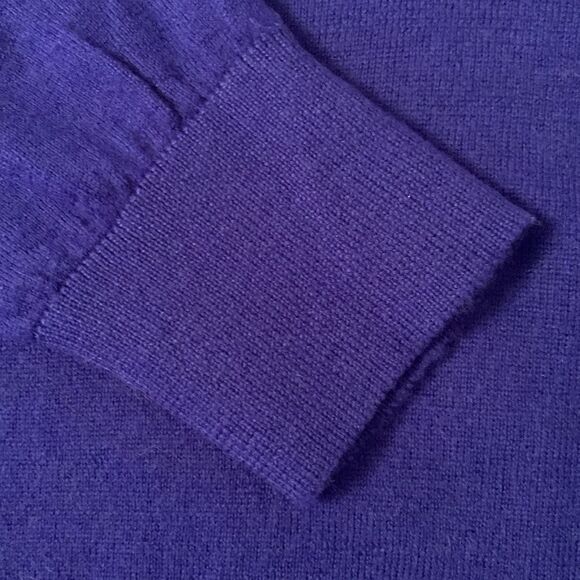 Polo by Ralph Lauren Merino Wool Italian Yarn V- Neck Sweater Men’s Size L - Picture 6 of 7